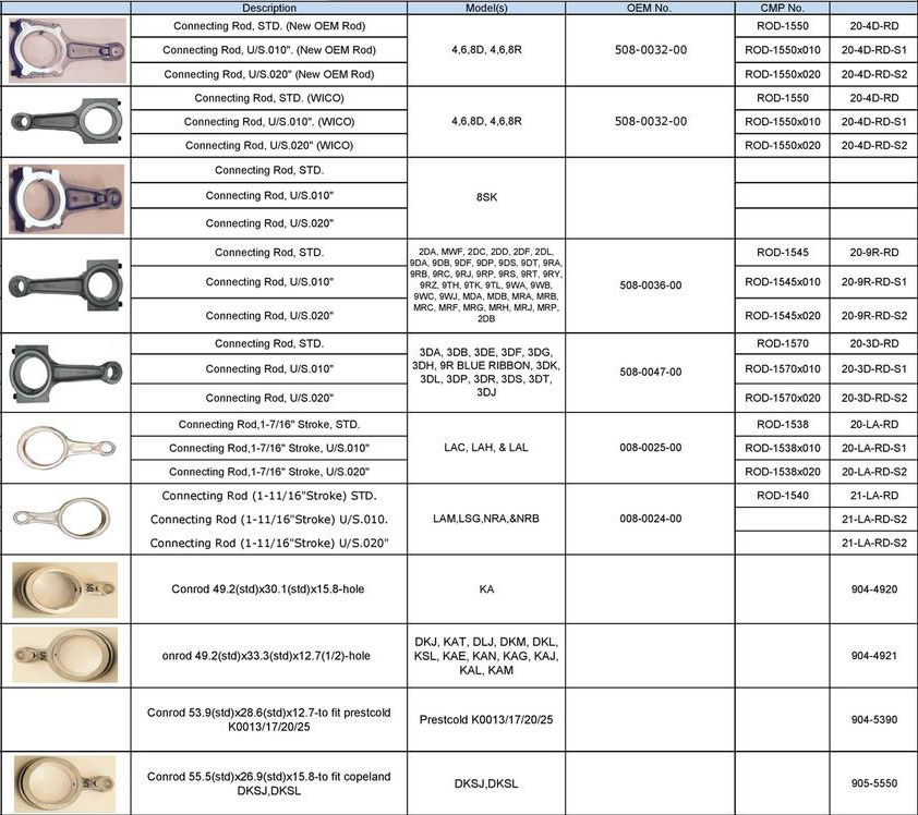 Copeland Connecting Rod