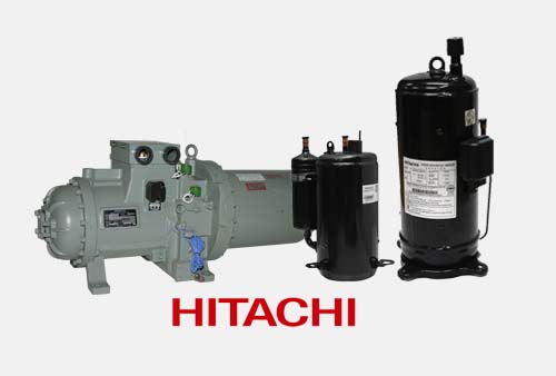 Hitachi screw, scroll and rotary compressors