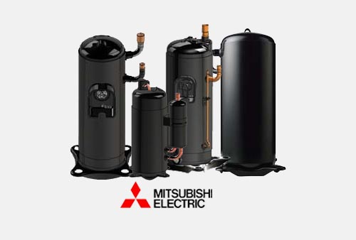 Mitsubishi scroll and rotary compressors