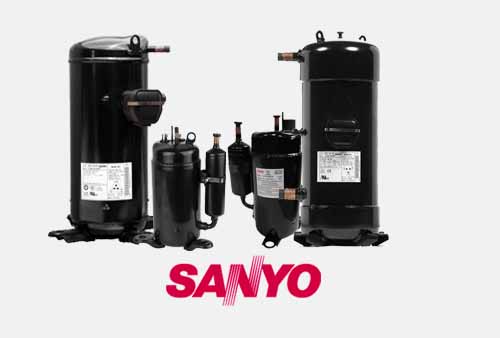 Sanyo scroll and rotary compressors